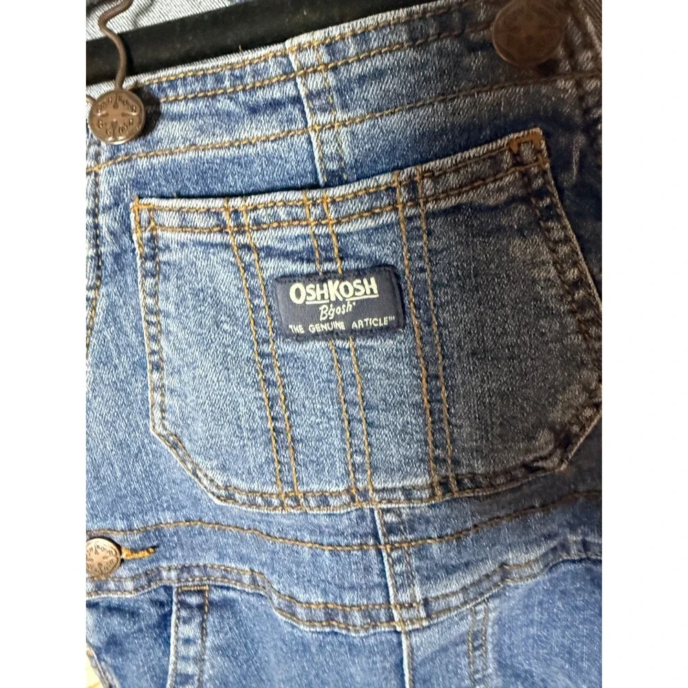 OshKosh Bgosh Toddler Boys Blue Denim Classic Overalls Size 2T OSH89379-SSI